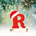 thumbnail image 3 of XZNGL Christmas Little Red Hat Letter Pendant DIY Writable Name 26 Letter Pendant 5PCS, 3 of 8