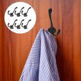 thumbnail image 3 of Miangastore Dual Hook Storage Hanger Black 6Pcs 3.3x2.4in, 3 of 8