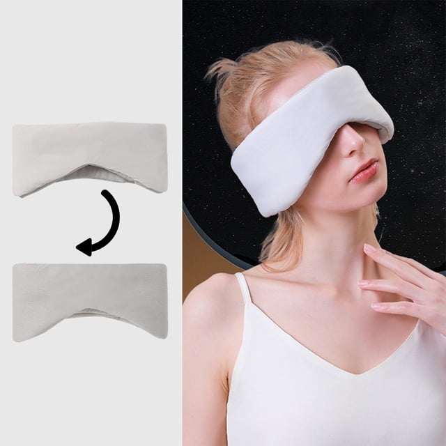 Sleep Mask for Travel - Light Blocking & Breathable Eye Mask for Adults & Kids, Soft Adjustable Night Eyeshade