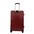 thumbnail image 2 of TRAVLR Valise Rigide Moyenne à Imprimé Texturé (25 Pouces) Extensible, Anti-Rayures, Huit Roues Silencieuses Roues et Cadenas TSA - Rouge, 2 of 4