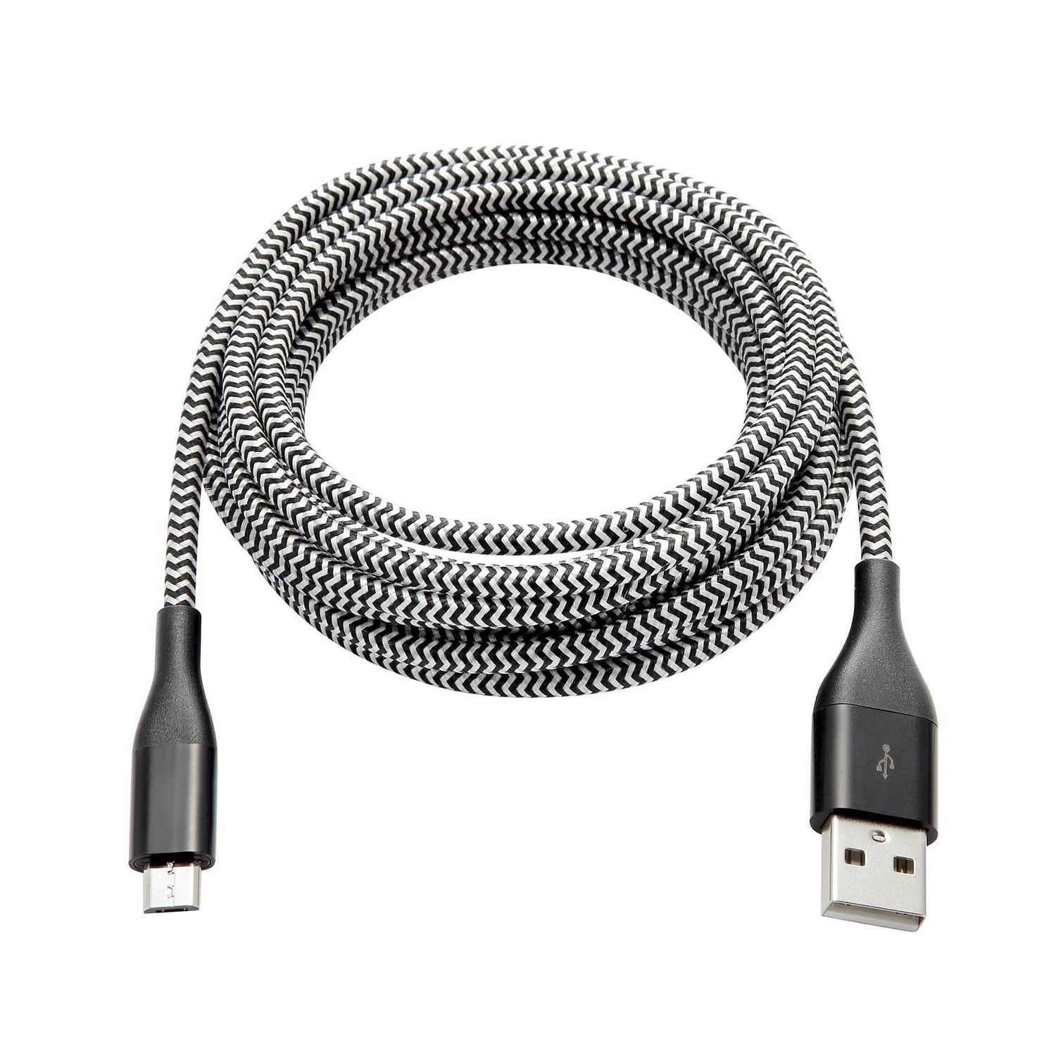 blackweb ™ 3 meter Micro-USB Charge & Sync Cable (Black)