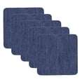 thumbnail image 2 of Clearance! Stationery Denim Iron On Jean Patches Inside & Outside Strongest Glue Assorted Shades of Blue Repair Decorating 2.75 Inch One Size Multi-Color, 2 of 7