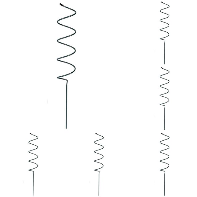 Homdeep 15.7 Inch Metal Spiral Tomato Stake Climbing Plant Support for Potted Plants