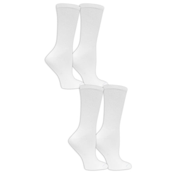 Dr. Scholls Womens Diabetes and Circulatory Crew Socks 4 Pair, Womens Size 8-12