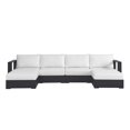 thumbnail image 2 of Modway Tahoe 4-Piece Sectional Sofa Set in Gray White, 2 of 9