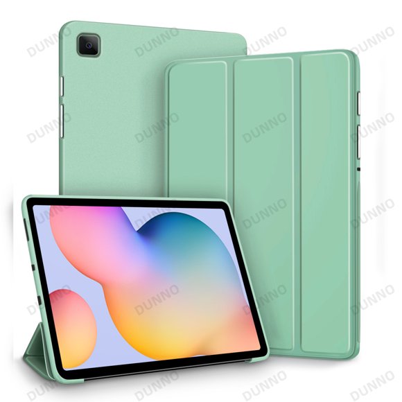 Pour Samsung Galaxy Tab S6 Lite Étui pour Samsung A8 X200 X205 10.5 Pouces A7 10.4 Pouces S7 S8 11 Pouces A7 Lite Étui Intelligent pour Tablette Funda Vert Pâle A7 10.4 Pouces