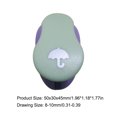 thumbnail image 3 of pitrice Hole Puncher Cards Labor-saving Photo Album Handmade Decoration Tool Accessories Easy and Fast Manual Tools Consistent Design umbrella, 3 of 6