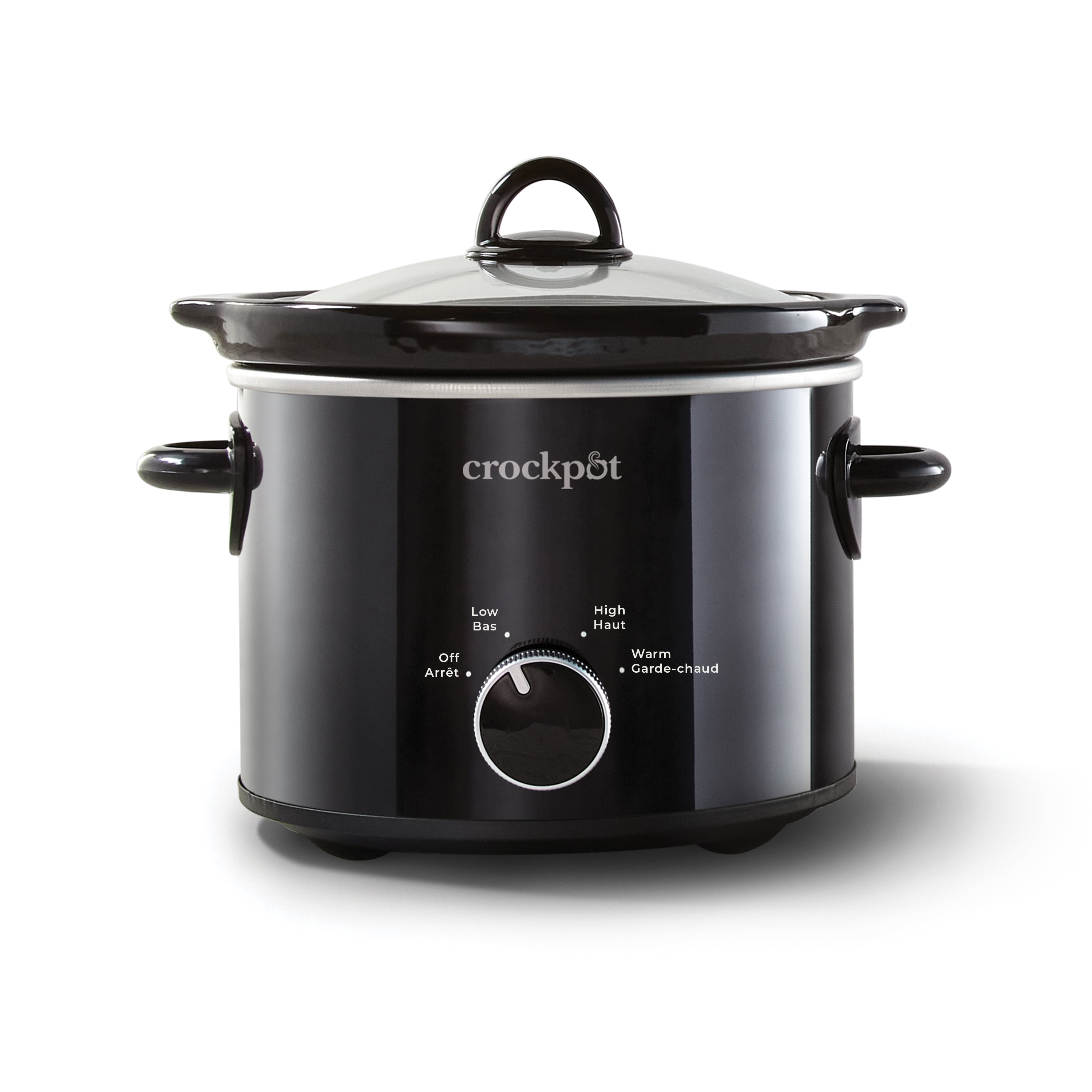 Crock-Pot 2-Quart Classic Slow Cooker, Feeds 2+ People, Black