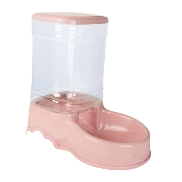Tachiuwa Cat Dog Food Dispenser 3.5L Automatic Pet Feeder for Puppy Rabbit Small Dogs Food Dispenser Pink