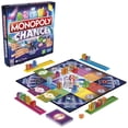 thumbnail image 2 of Monopoly Chance Board Game, Fast-Paced Monopoly Family Game for 2-4 Players, 20 Min. Average, 2 of 9