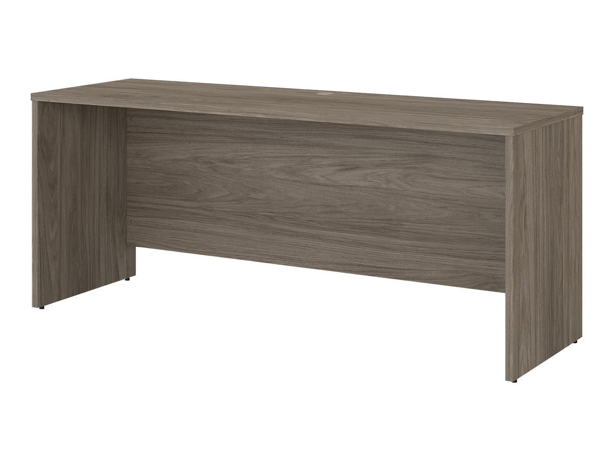 Bush Business Furniture OFD272MH 72 x 24 x 30 in. Office 500 Credenza Computer Desk, Modern Hickory