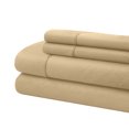 thumbnail image 1 of Bassano 1800 Series Embossed Deep Pocket Sheet Set - Super Soft & Wrinkle Free - Luxurious Bed Sheets Set (Queen, Taupe), 1 of 3
