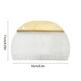 thumbnail image 3 of RuiJiao Clearance Stainless Steel Dough Scraper With Wooden Handle Baking Cutter With Measurement Scale For Bread Pizza And Kitchen Baking Preparation, 3 of 6