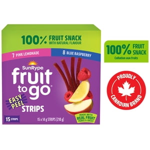 SunRype Fruit to Go Fun Flavours 100% Fruit Snack