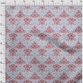 thumbnail image 3 of oneOone Silk Tabby Fabric Swirl & Paisley Ikat Decor Fabric Printed BTY 42 Inch Wide, 3 of 4