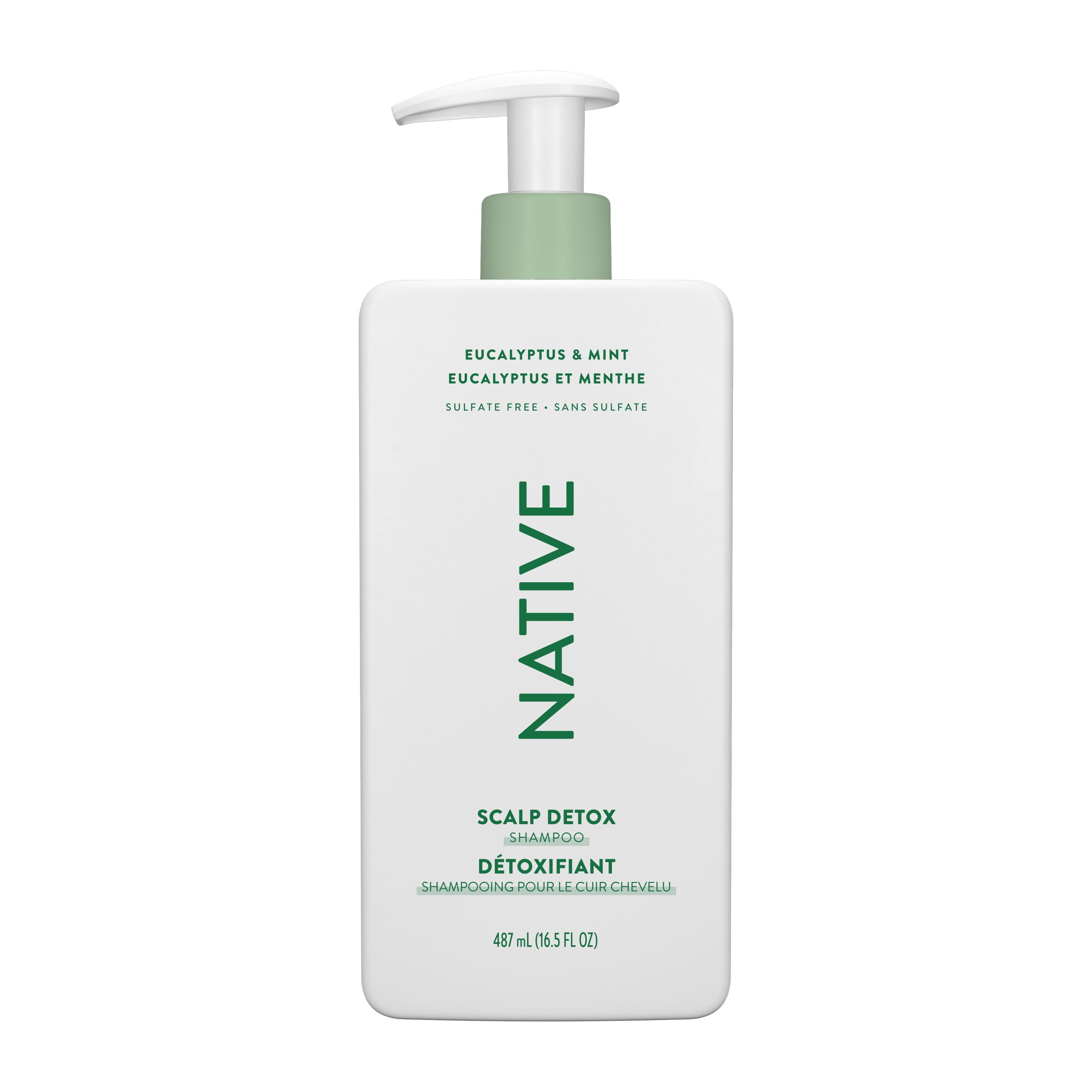 Native Hair Eucalyptus & Mint Scalp Detox Shampoo, 487 mL