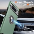 thumbnail image 3 of KOMI for Google Pixel 8 Pro Case, Slim Tough Rugged Shockproof Protective Pixel 8 Pro Phone Case with Metal Ring Kickstand for Google 8 Pro Case, Blue, 3 of 5