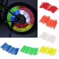 thumbnail image 2 of 24PCS Bicycle Bike Wheel Spokes Reflective Sticks Tube Safe Cycling Spoke Reflector Safety Clip Wheel, 2 of 8