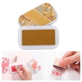 thumbnail image 1 of Ccdes Ink Pad,DIY Ink Pad,Ink Pad Metal Color Large DIY Hand Craft Rubber Stamp Schedule Book Ink Pad, 1 of 8