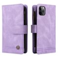 thumbnail image 3 of Case for iPhone 11 Pro Max Cover Zipper Pocket Wallet Case Magnetic Protective - Purple, 3 of 5