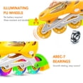 thumbnail image 2 of Patins en Ligne Ajustables avec Roues Lumineuses pour Enfants et, 2 of 6