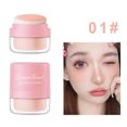 thumbnail image 1 of FcBaudy Blush for Cheeks, Rose Powder Blush Lazy People Cushion Powder Blusher Skin Friendly Rouge Powder Nude Makeup Skin Tone Matte Bowl Cut Pat Powder Rouge Powder blusher blusher, 1 of 2