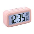 thumbnail image 1 of CHUANK Réveil Numérique avec Éclairage de Fond LCD Moniteur de Température Alarme Veilleuse avec Calendrier Intelligent Horloge, 1 of 6