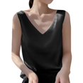 thumbnail image 1 of HNMKIU Tank Tops For Women Plus Size Fashionable V Neck Loose Pullover Tank Tops For Women With Sleeveless Tops, 1 of 4