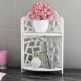 thumbnail image 4 of Organisation et Rangement, Étagère d'Angle pour Bibliothèque de Bureau Étagère de Bureau Étagère de Rangement Étagère de Salle de Bain, Cadeaux pour Femmes, 4 of 6