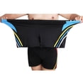 thumbnail image 4 of JDQJBZ Men's Fit Color Print Swim Shorts with Elastic Waist Drawstring, 4 of 4