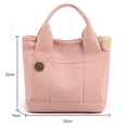 thumbnail image 4 of MesaSe Canvas Bucket Bag Multi-Pockets Female Clutch Bag Large Capacity Casual for Work, 4 of 7