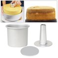 thumbnail image 3 of veasfak Moule à Cheesecake en Alliage d'Aluminium Petit 4 Po et Plaque Inférieure, 3 of 9