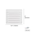 thumbnail image 2 of RV Louver Exhaust Fan Waterproof Plastic Air Vent Outlet For Motorhome RV Caravan Camper Accessories Vents Perforated Sheet ,RV Tool, 2 of 7
