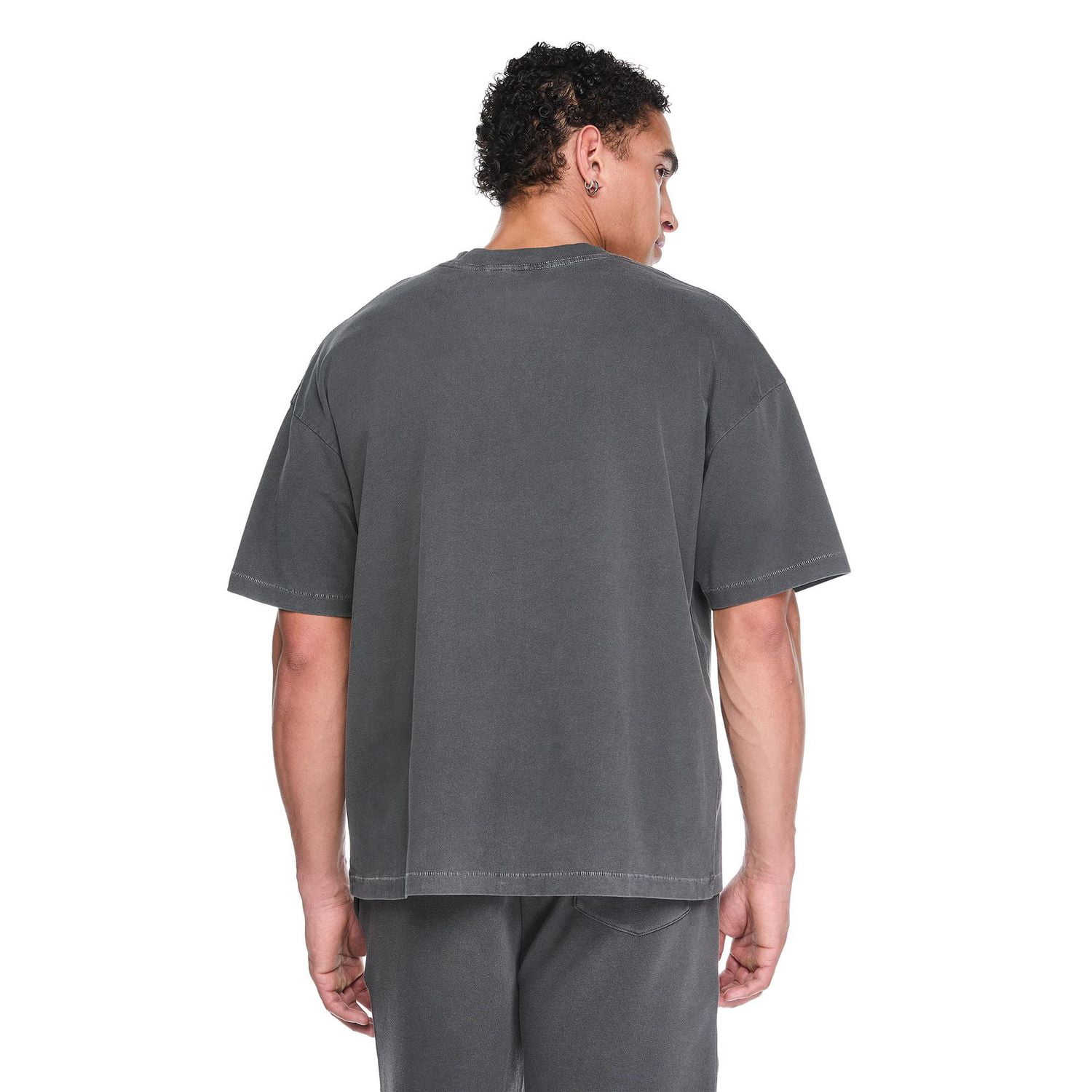 T-shirt surdimensionné à manches courtes No Boundaries pour hommes