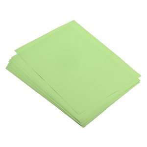 Uxcell 50 Feuilles Papier à copier coloré pour impression de bureau Formulaires d'invitation Projets d'art Vert clair 16.54 x 11.7 de pouce