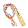 thumbnail image 4 of Circular Needle Yarn Tube Bleach Loop Knitting Accessories Crochet Cushions Needles Double End Color Sewing Sweater Set 12Pcs Bamboo Hooks, 4 of 7