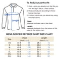 thumbnail image 3 of TOPTIE Chandail d'Arbitre Officiel de Soccer pour Homme à Manches Longues USSF Pro Uniforme-Bleu-TP, 3 of 8