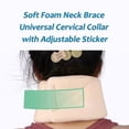 thumbnail image 2 of Amdohai Soft Foam Neck Brace Universal Cervical Collar Adjustable Neck Support Brace for Migraine Due to Cervical Spine Problems Cervical Collar Neck Pain for Cervical Decompression, 2 of 7