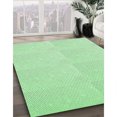 thumbnail image 3 of Ahgly Company Tapis d'Intérieur Lavables en Machine, Carrés Transitionnels, Vert Clair, Carrés de 6', 3 of 7