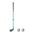 thumbnail image 4 of S SERENABLE Golf Chipper Club Ajustable Confortable Accessoire pour Enfants Débutants Golf à Semelle Compensée Noir Bleu, 4 of 9