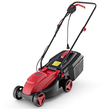 Costway Electric Corded Lawn Mower 10-AMP 13-Inch Walk-Behind Lawnmower with Collection Box