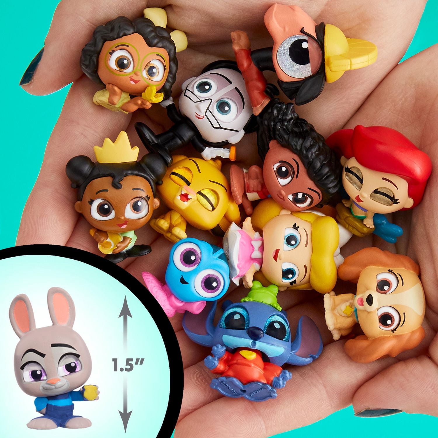 Collection de figurines nostalgiques Disney Doorables, 5 accessoires, 4 figurines surprises à collectionner, jouets pour enfants de 5 ans et plus par Just Play