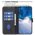 thumbnail image 4 of Compatible avec iPhone 15 Plus Étui Portefeuille avec Fentes pour Cartes Fermeture Magnétique Étui Folio à Rabat, 4 of 5