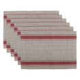 thumbnail image 4 of 6Pcs Dining Table Mat Placemats PVC Place Mats 45x30cm Heat Resistant Washable, 4 of 12