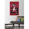 thumbnail image 3 of Michael Jordan - Jersey Wall Poster, 22.375" x 34" Framed, 3 of 4