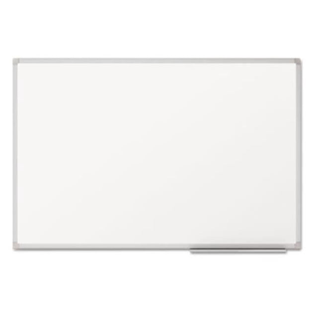 Dry Erase Board, Melamine Surface, 36 x 24, Aluminum Frame