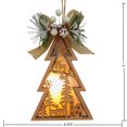 thumbnail image 3 of Holiday Time Ornement Arbre En Bois Avec Pin, 3 of 4