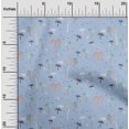 thumbnail image 1 of oneOone Polyester Lycra Fabric Bird & Palm Tree Decor Fabric Printed BTY 56 Inch Wide, 1 of 4