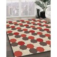 thumbnail image 3 of Ahgly Company Machine Washable Indoor Rectangle Transitional Fire Brick Red Area Rugs, 5' x 7', 3 of 7