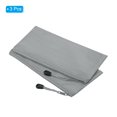 thumbnail image 3 of Unique Bargains Waterproof Zipper File Bags, A6 Document Holders for Office, Gray 3 Pack, 3 of 6